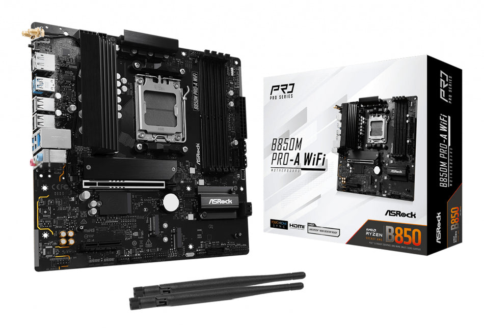 Asrock B850M Pro-A WiFi AMD B850 Socket AM5 micro ATX