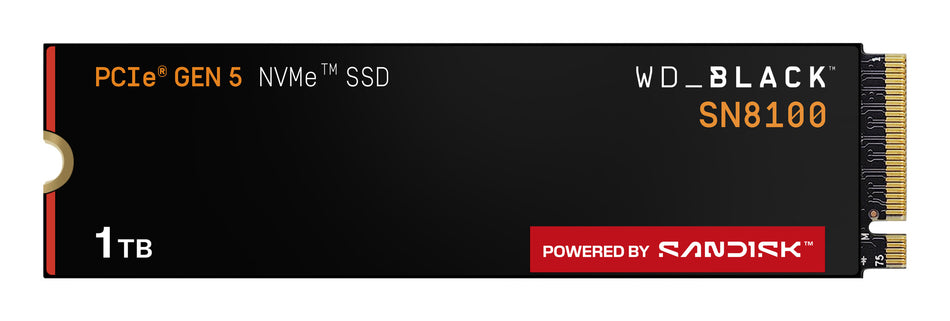 SanDisk Black WD_BLACK™ SN8100 NVMe™ SSD POWERED BY 1 TB