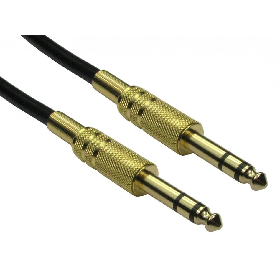 Cables Direct 4635-060GD audio cable 6 m 6.35mm Black, Gold