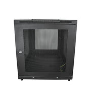 StarTech.com 4-Post 12U Server Rack Cabinet, Lockable 19" Data Rack Cabinet for Computer / AV / IT Equipment, Office / Home Network Rack with Casters & Adjustable Mounting Rails