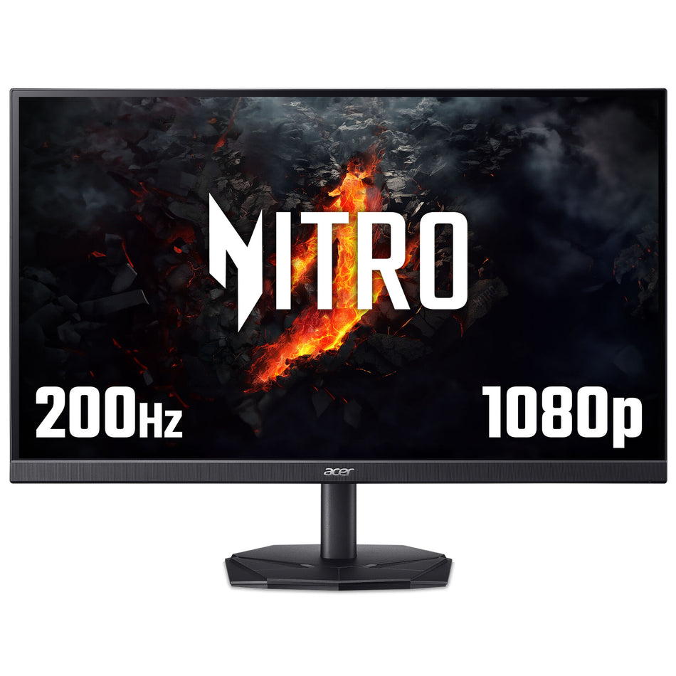Acer KG1 Nitro KG241YX1 - 23.8" Full HD (1920x1080), 200Hz, 0.5ms, ZeroFrame, FreeSync Premium Gaming Monitor