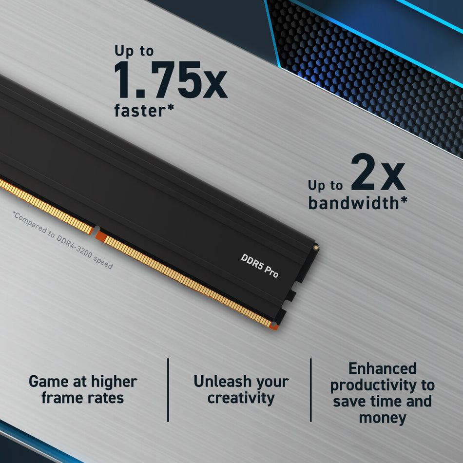 Crucial CP2K32G56C46U5 memory module 64 GB 2 x 32 GB DDR5 5600 MHz