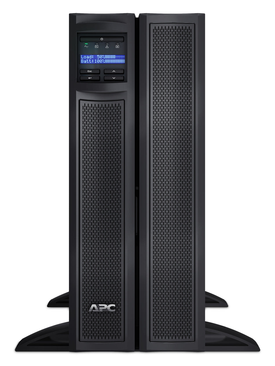 APC Smart-UPS X SMX2200HVNC - 2200VA, 8x C13 + 2x C19 outlet, USB, expandable runtime, short depth, NMC