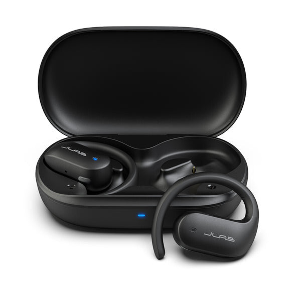 JLab Open Sport Headphones True Wireless Stereo (TWS) In-ear Calls/Music/Sport/Everyday Bluetooth Black