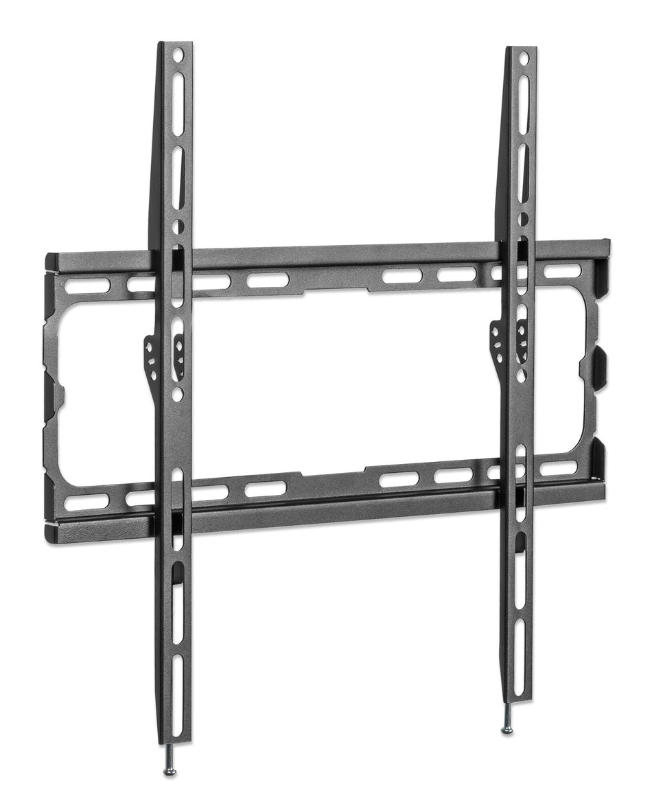 Manhattan TV & Monitor Mount, Wall, Fixed, 1 screen, Screen Sizes: 32-55", Black, VESA 200x200 to 400x400mm, Max 40kg, LFD, Lifetime Warranty