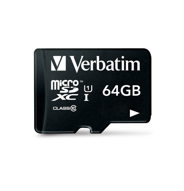 Verbatim Tablet U1 microSDHC Card with USB Reader 64GB