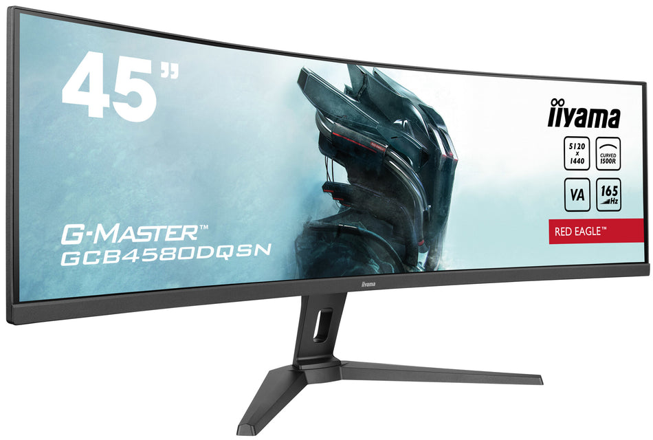 iiyama G-MASTER RED EAGLE CURVED computer monitor 114.3 cm (45") 5120 x 1440 pixels Dual QHD LED Black