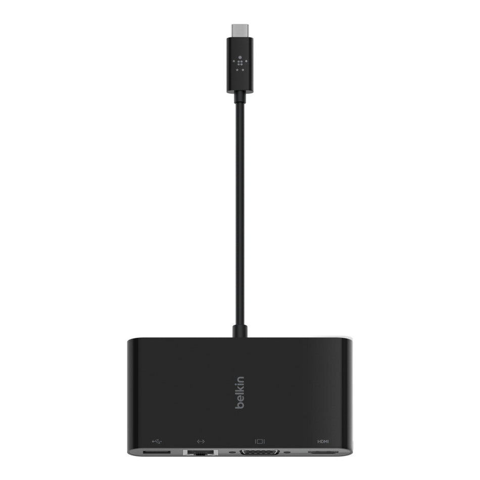 Belkin AVC005BTBK laptop dock/port replicator Wired USB 3.2 Gen 1 (3.1 Gen 1) Type-C Black