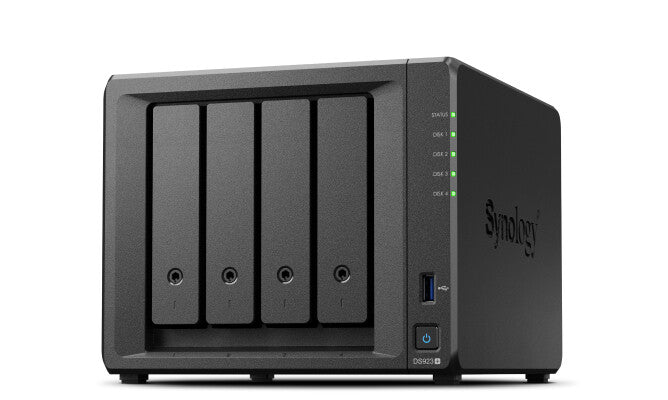 Synology DiskStation DS923+ NAS/storage server Tower Ryzen Embedded R1600 4 GB DDR4L 0 TB DiskStation Manager Black