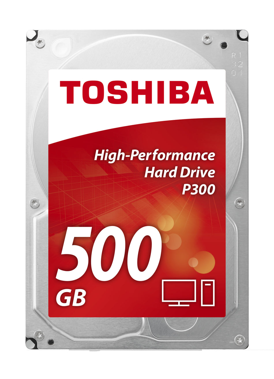 Toshiba P300 500GB internal hard drive 7200 RPM 64 MB 3.5" Serial ATA III