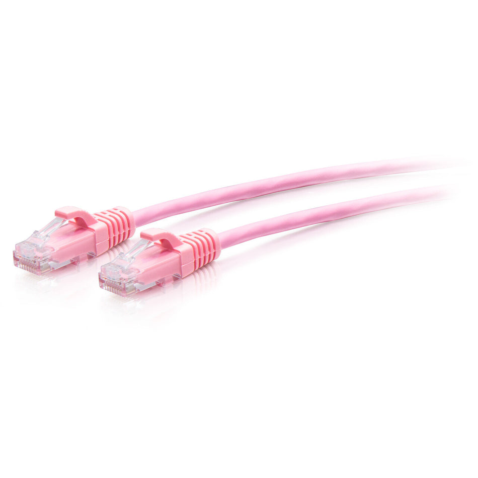 C2G 3m Cat6a Snagless Unshielded (UTP) Slim Ethernet Patch Cable - Pink