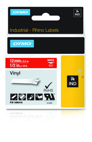 DYMO IND Vinyl Labels