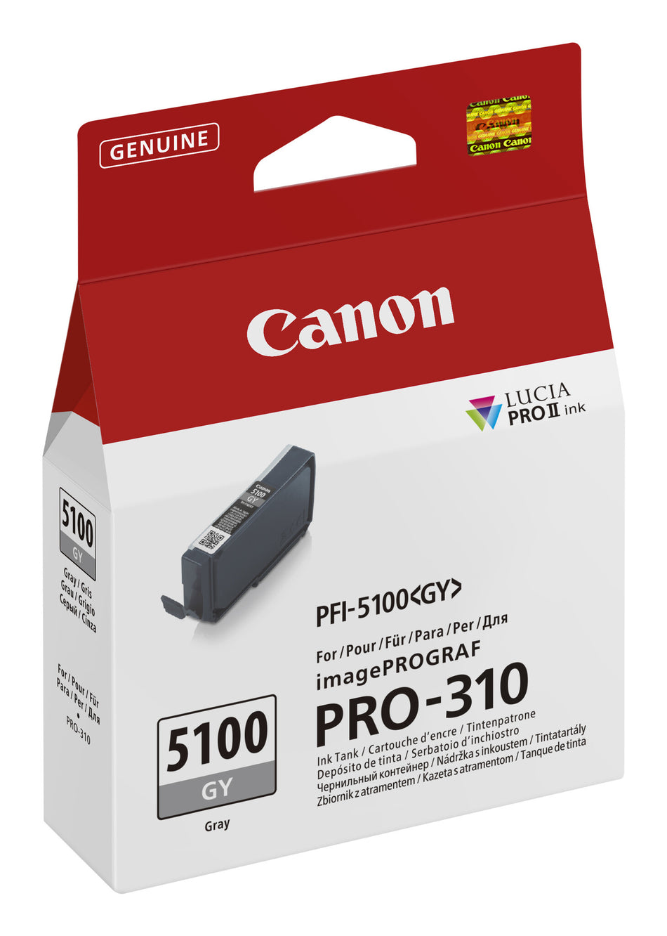 Canon PFI-5100 GY ink cartridge 1 pc(s) Original Grey