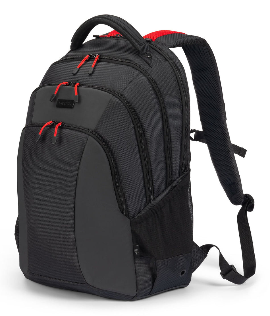 DICOTA D32119-RPET backpack Casual backpack Black, Red Polyester, Recycled polyethylene terephthalate (rPET)