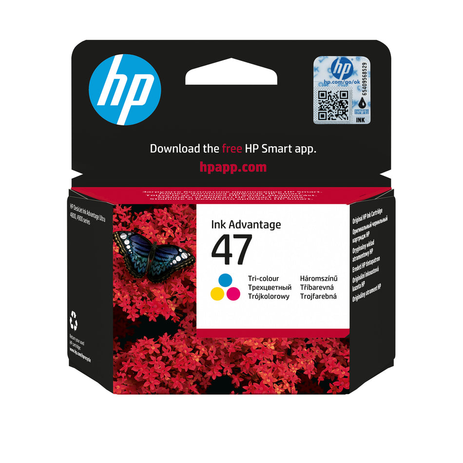 HP 47 Tri-color Original Cartridge