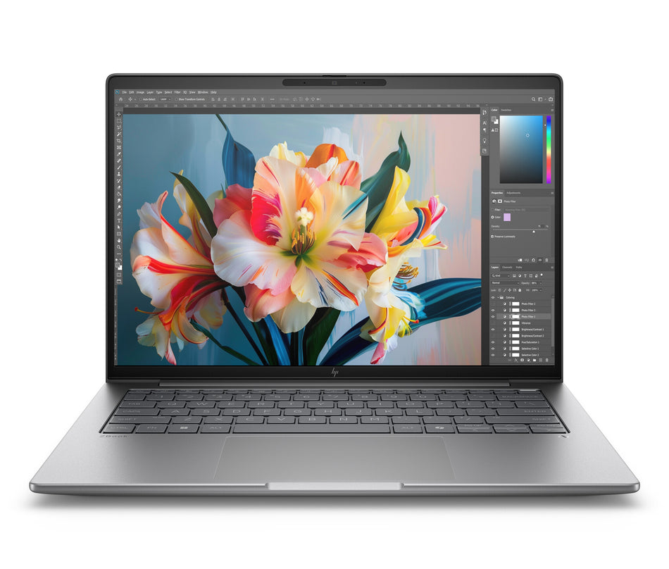 HP ZBook 8 G1i 14 inch Mobile Workstation PC - Data Science Intel Core Ultra 7 255H 35.6 cm (14") WUXGA 32 GB DDR5-SDRAM 1 TB SSD NVIDIA RTX 500 Ada Wi-Fi 7 (802.11be) Windows 11 Pro AI PC