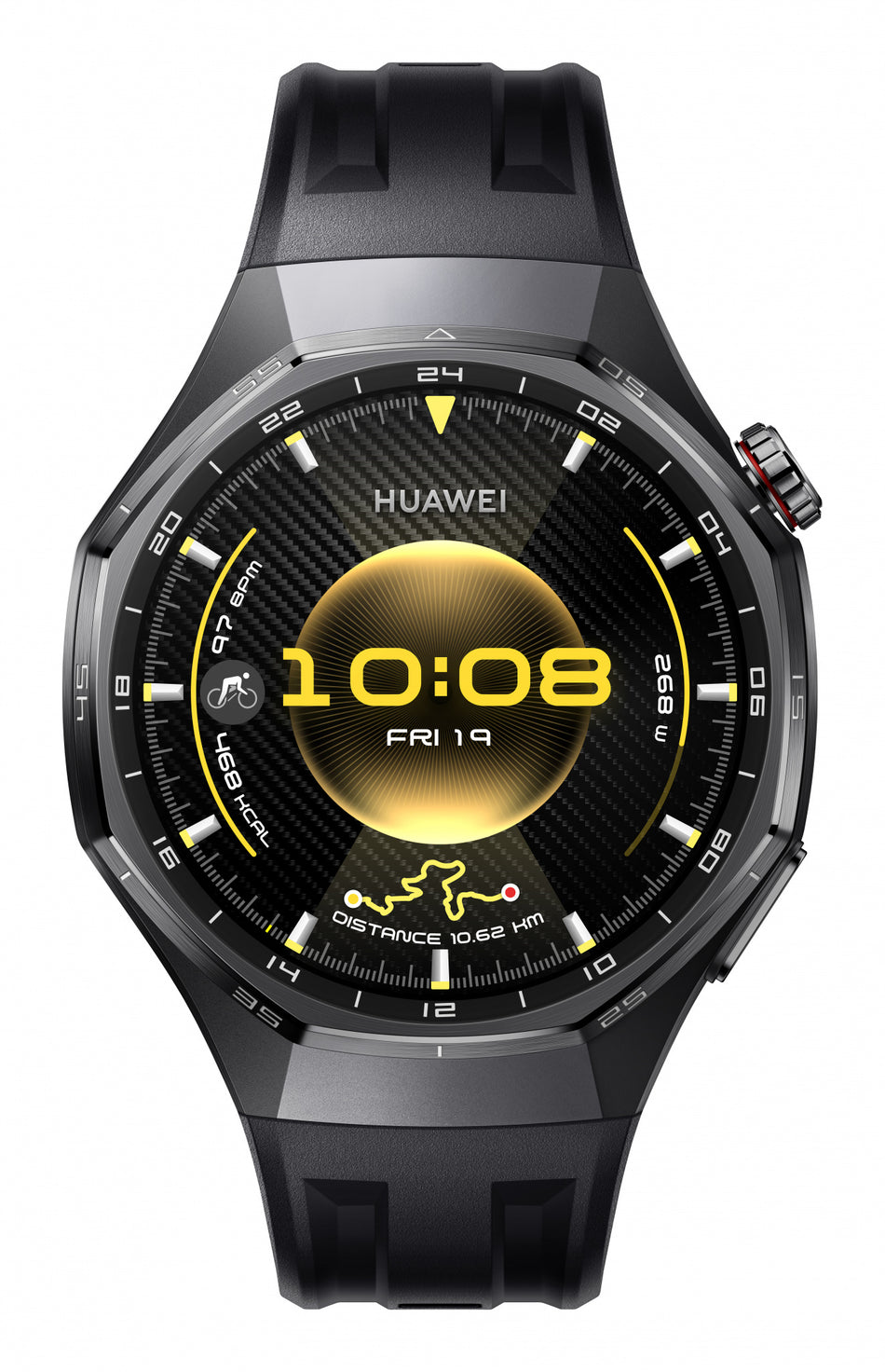 Huawei WATCH GT6 PRO 3.73 cm (1.47") AMOLED 46 mm Digital 466 x 466 pixels Touchscreen Black GPS (satellite)