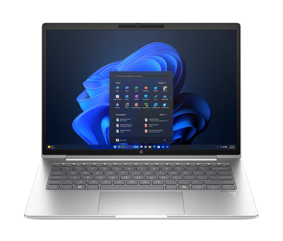 HP ProBook 440 14 inch G11 Notebook PC Intel Core Ultra 5 125U Laptop 35.6 cm (14") WUXGA 16 GB DDR5-SDRAM 256 GB SSD Wi-Fi 6E (802.11ax) Windows 11 Pro Silver