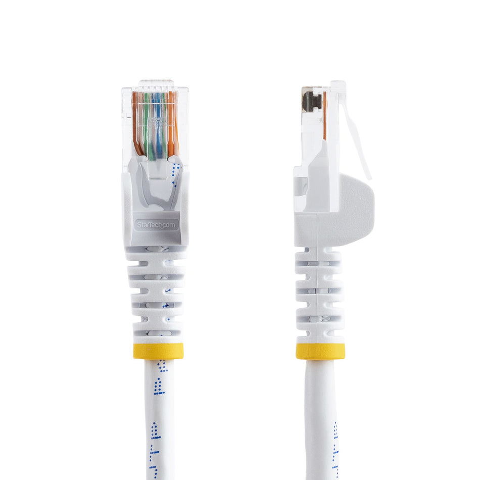 StarTech.com Cat5e Ethernet Patch Cable with Snagless RJ45 Connectors - 0.5 m, White