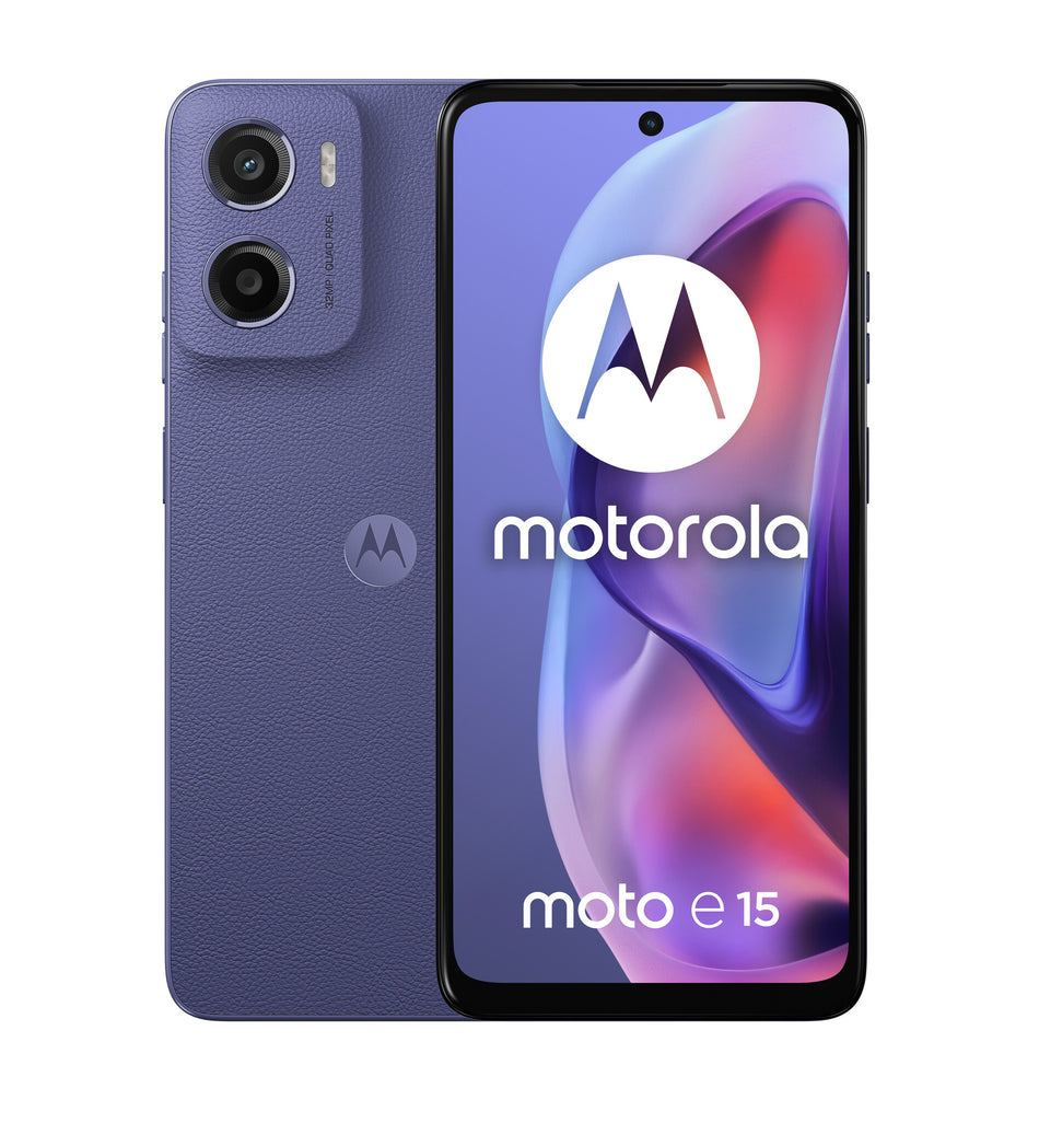 Motorola moto e15 16.9 cm (6.67") Dual SIM Android 14 Go edition 4G USB Type-C 2 GB 64 GB 5200 mAh Lavender