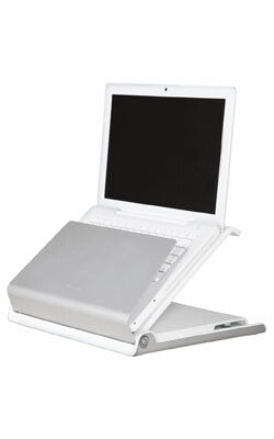 Humanscale L6 laptop stand Laptop & tablet stand Silver, White