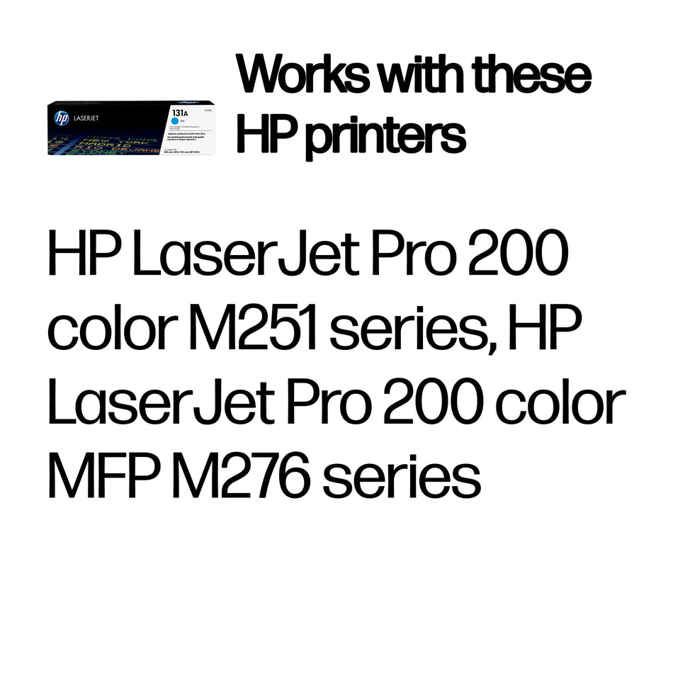 HP 131A Cyan Original LaserJet Toner Cartridge