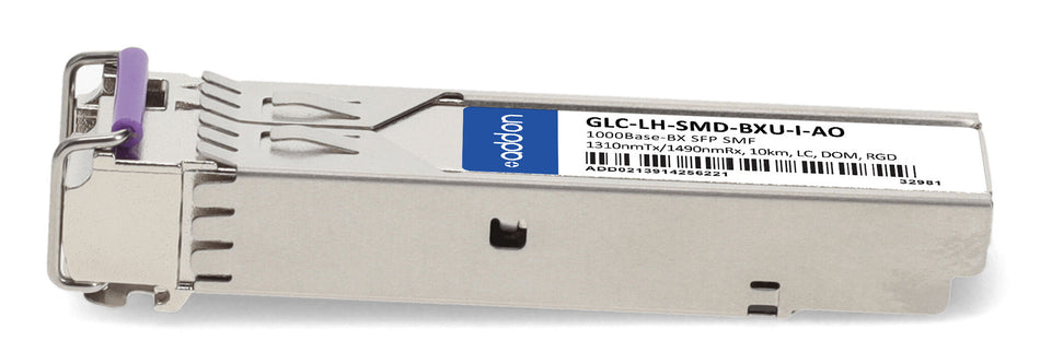 AddOn Networks GLC-LH-SMD-BXU-I-AO network transceiver module Fiber optic 1000 Mbit/s SFP 1310 nm