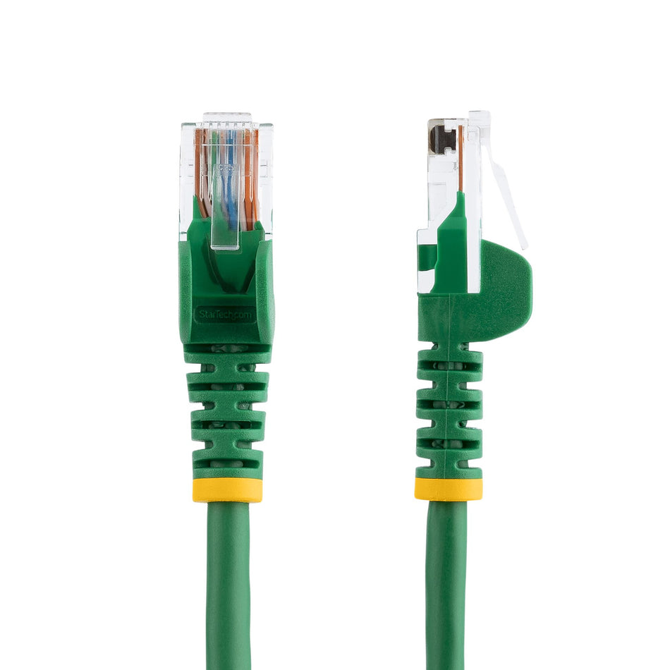 StarTech.com Cat5e Ethernet Patch Cable with Snagless RJ45 Connectors - 0.5 m, Green