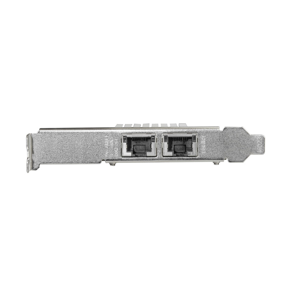 StarTech.com Dual Port 10G PCIe Network Adapter Card - Intel-X550AT 10GBASE-T & NBASE-T PCI Express Network Interface Adapter 10/5/2.5/1GbE Multi Gigabit Ethernet 5 Speed NIC LAN Card