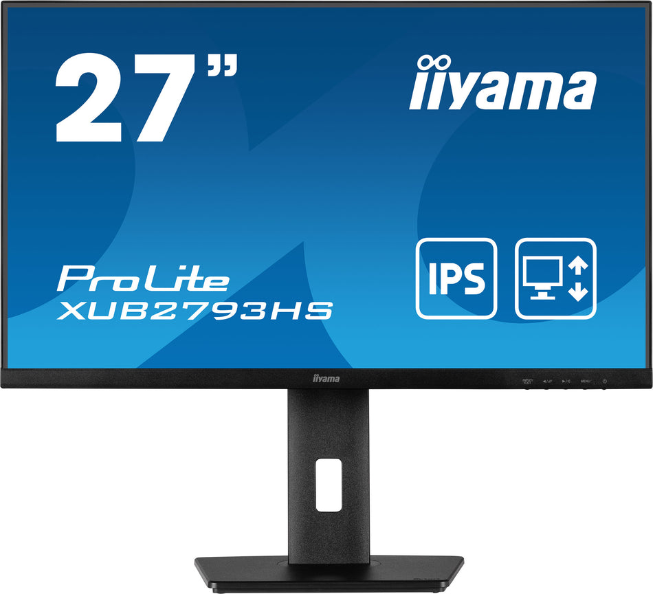 iiyama ProLite XUB2793HS-B7 computer monitor 68.6 cm (27") 1920 x 1080 pixels Full HD LED Black