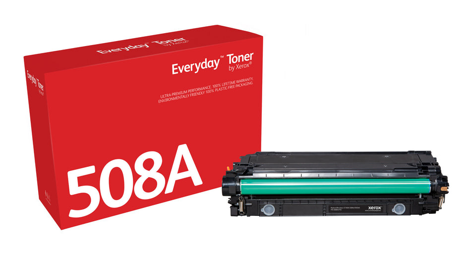 Everyday ™ Black Toner by Xerox compatible with HP 508A (CF360A), Standard capacity