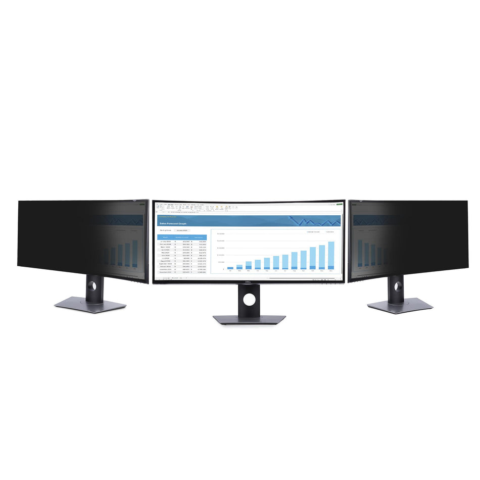 StarTech.com Privacy Screen For Dell P3424WE Curved Ultrawide 21:9 Monitor, Double-Sided Filter Matte/Glossy, Computer Monitor Screen Protector, TAA-Compliant