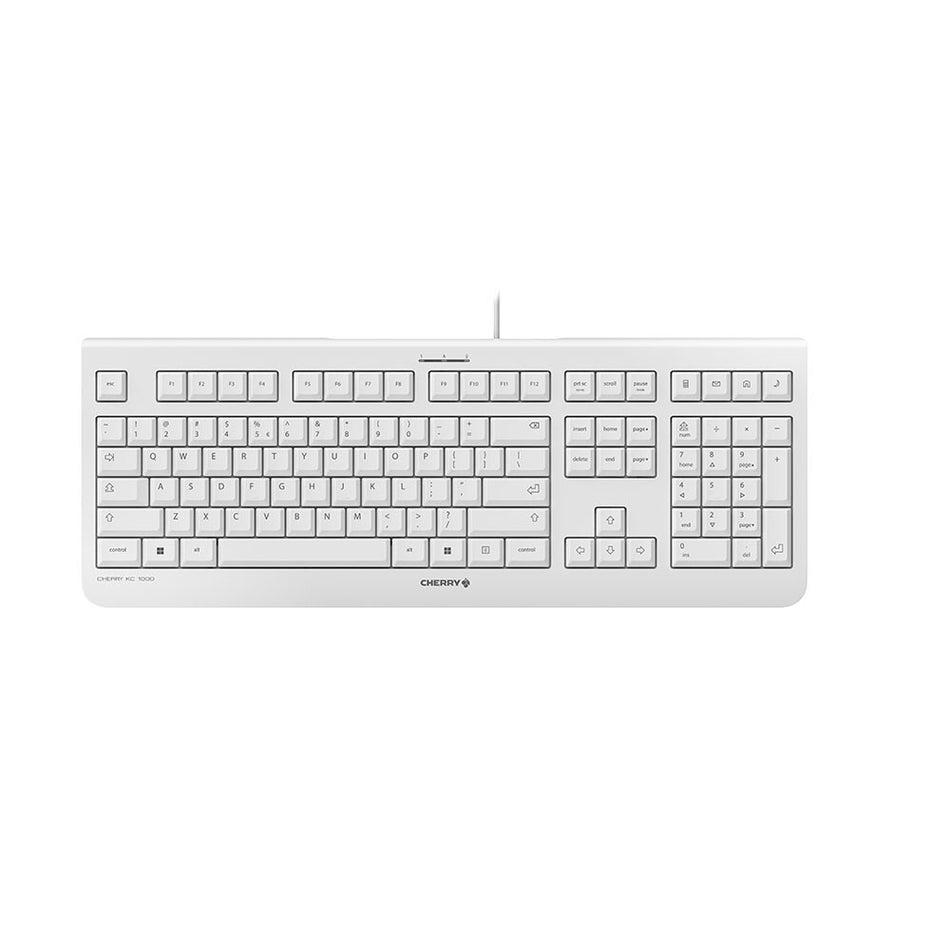 CHERRY KC 1000 keyboard Universal USB QWERTY US English Grey