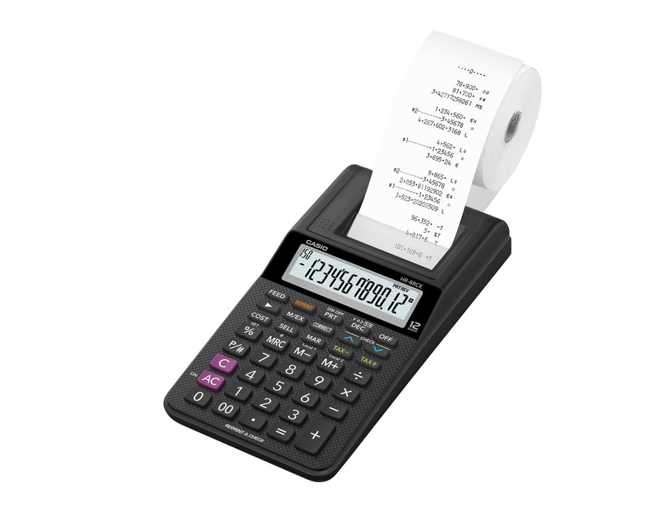 Casio HR-8RCE calculator Desktop Printing Black