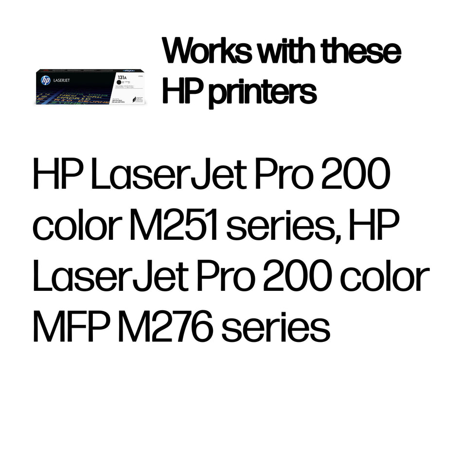 HP 131A Black Original LaserJet Toner Cartridge