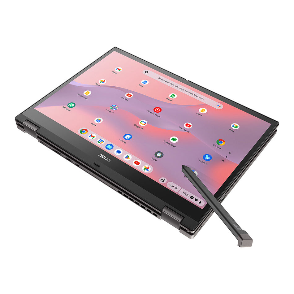 ASUS Chromebook CX34 Flip CB3401FBA-LZ0099 Intel® Core™ i3 i3-1215U 35.6 cm (14") Touchscreen WUXGA 8 GB LPDDR4x-SDRAM 256 GB SSD Wi-Fi 6E (802.11ax) ChromeOS Grey