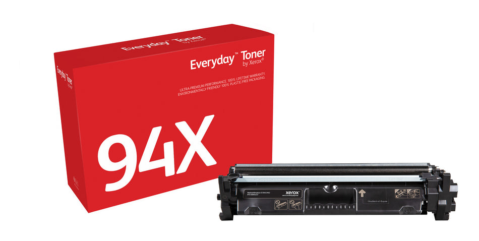 Everyday ™ Black Toner by Xerox compatible with HP 94X (CF294X), High capacity