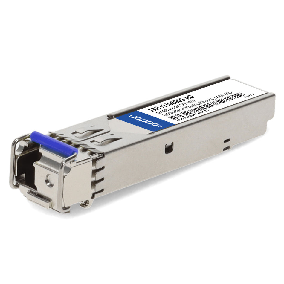 AddOn Networks Alcatel-Lucent Nokia 1AB39308009 Compatible TAA 1000Base-BX SFP Transceiver (SMF, 1310nmTX/1490nmRX, 40km, LC, DOM, -40 to 85C)