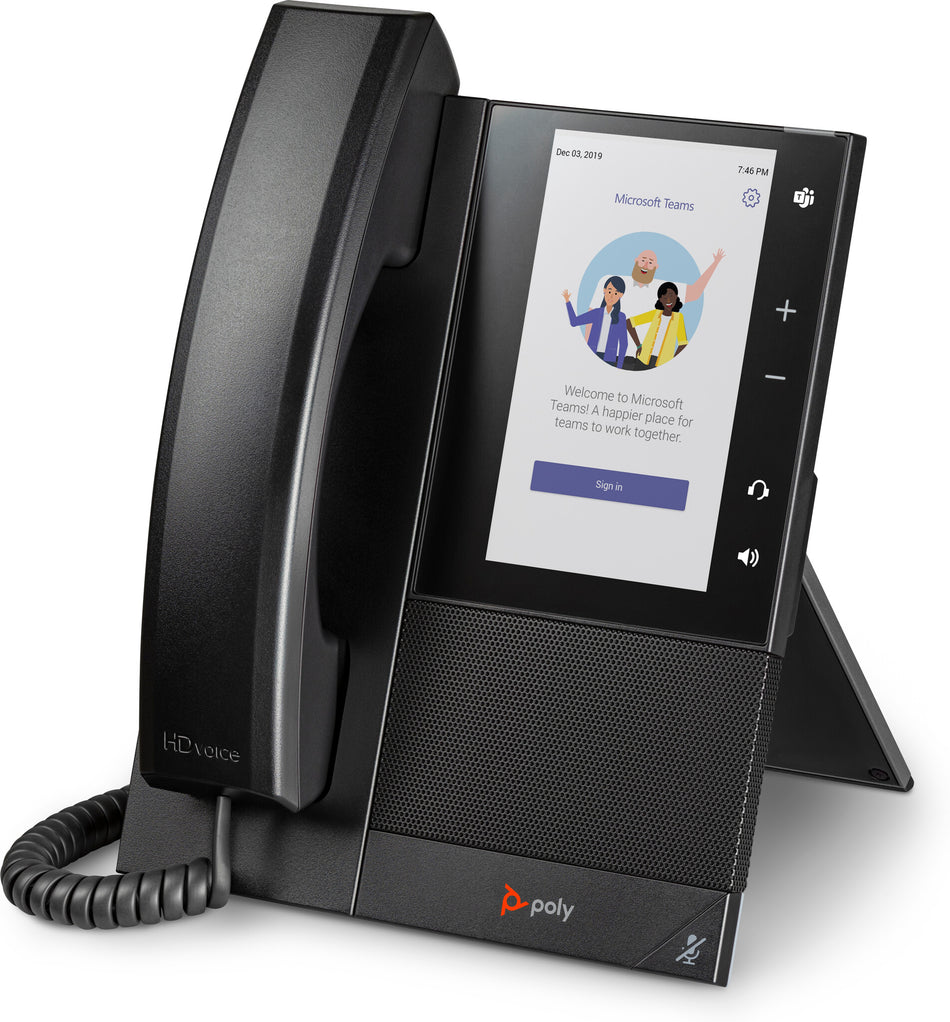 POLY CCX 500 Business Media Phone for Microsoft Teams and PoE-enabled