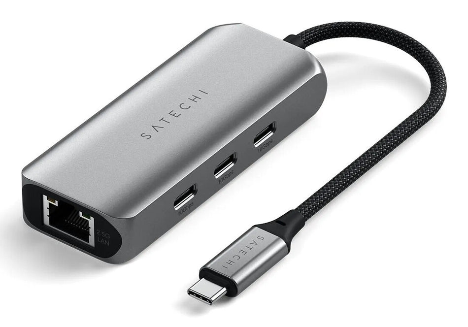 Satechi ST-H3C25EM interface hub USB Type-C 10000 Mbit/s Grey