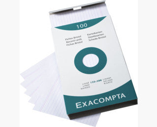 Exacompta 13803X index card White