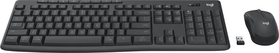 Logitech MK370 Combo for Business keyboard Mouse included Office RF Wireless + Bluetooth QWERTY UK International Graphite