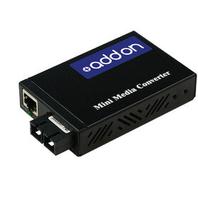 AddOn Networks ADD-GMCMN-LX-2SC network media converter 1000 Mbit/s 1310 nm Single-mode Black