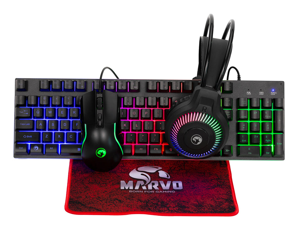 Marvo CM416 LOOT40 keyboard Mouse included Gaming USB Black