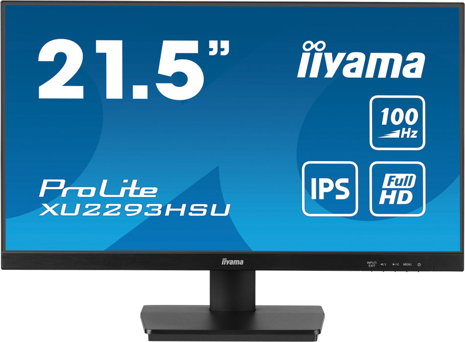 iiyama ProLite XU2293HSU-B7 computer monitor 54.6 cm (21.5") 1920 x 1080 pixels Full HD LED Black