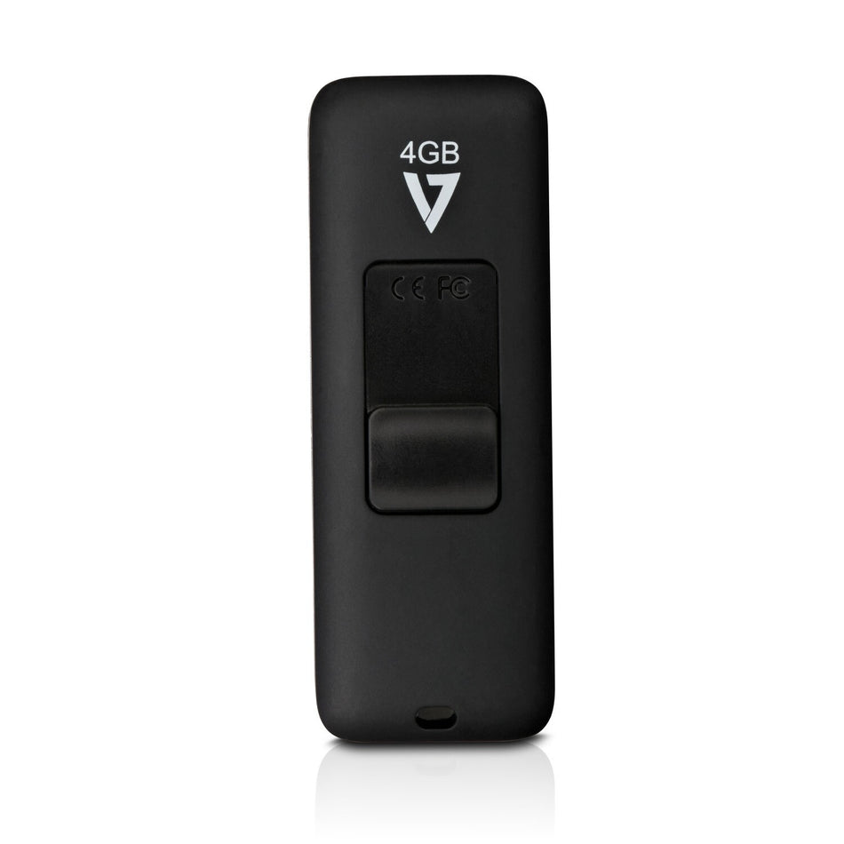 V7 VF24GAR-3E USB flash drive 4 GB USB Type-A 2.0 Black