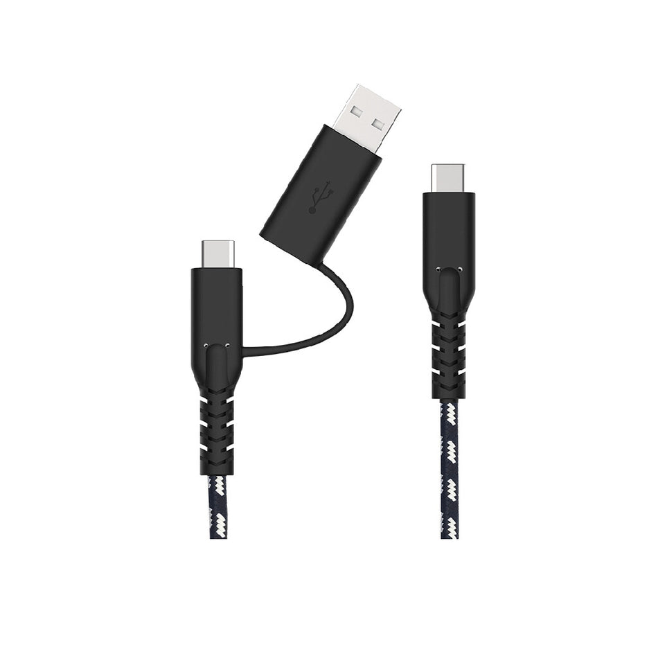 Fairphone ACCABL-1CC-WW1 USB cable USB 2.0 1.2 m USB C Black, White