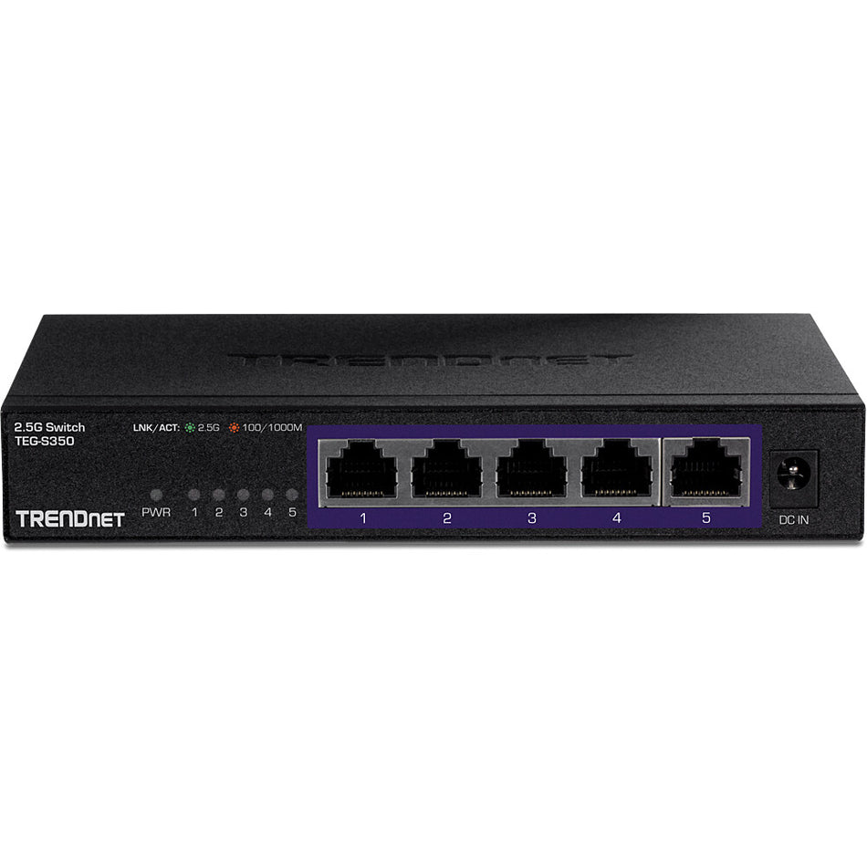 Trendnet TEG-S350 network switch Unmanaged Gigabit Ethernet (10/100/1000) Black