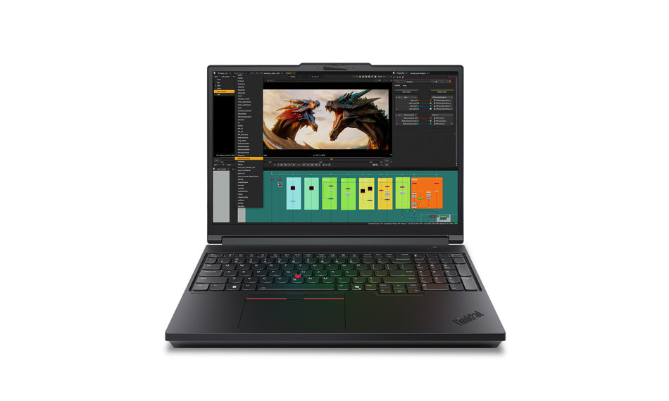 Lenovo ThinkPad T16g Gen 3 Intel Core Ultra 7 265HX Mobile workstation 40.6 cm (16") WUXGA 64 GB DDR5-SDRAM 1 TB SSD NVIDIA GeForce RTX 5080 Wi-Fi 7 (802.11be) Windows 11 Pro UK English Black