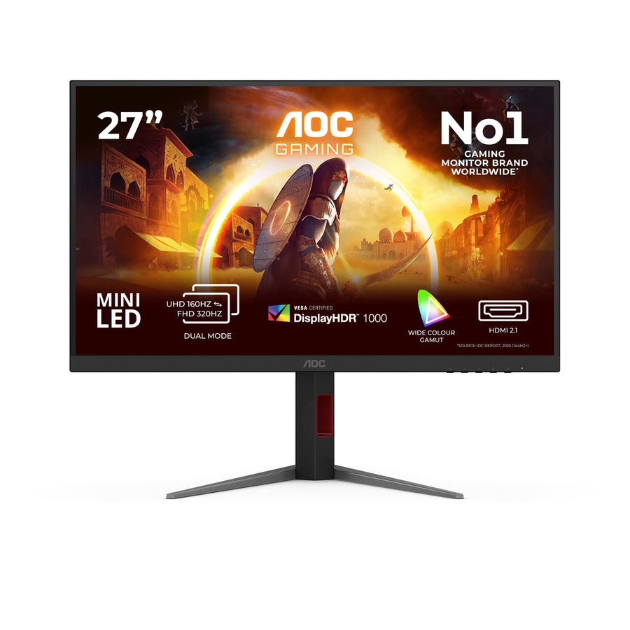 AOC G4 U27G4XM computer monitor 68.6 cm (27") 3840 x 2160 pixels 4K Ultra HD LED Black, Red